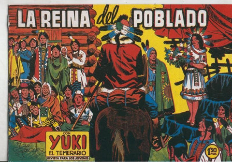 Yuki el temerario facsimil numero 105: La reina del poblado