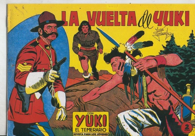 Yuki el temerario facsimil numero 108: La vuelta de Yuki