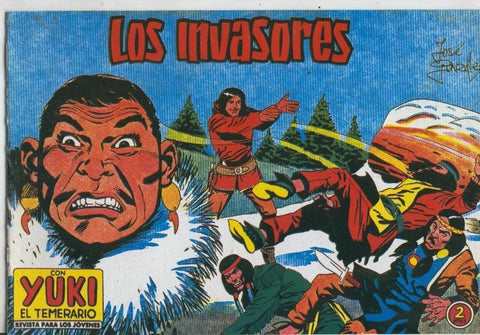 Yuki el temerario facsimil numero 110: Los invasores