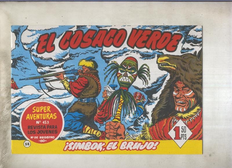 El Cosaco Verde facsimil de Ediciones B numero 058