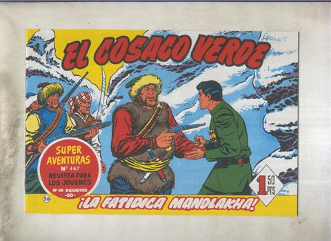 El Cosaco Verde facsimil de Ediciones B numero 056