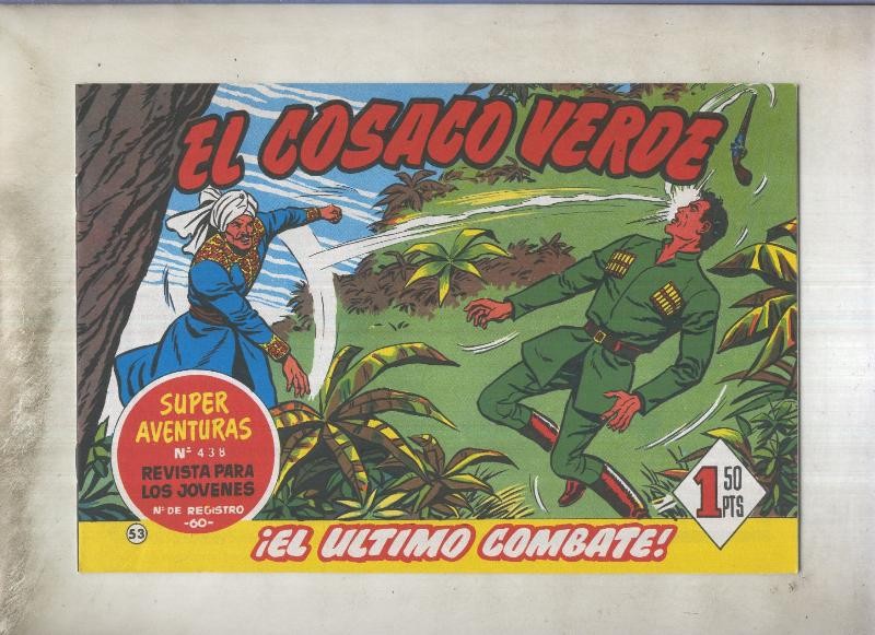 El Cosaco Verde facsimil de Ediciones B numero 053