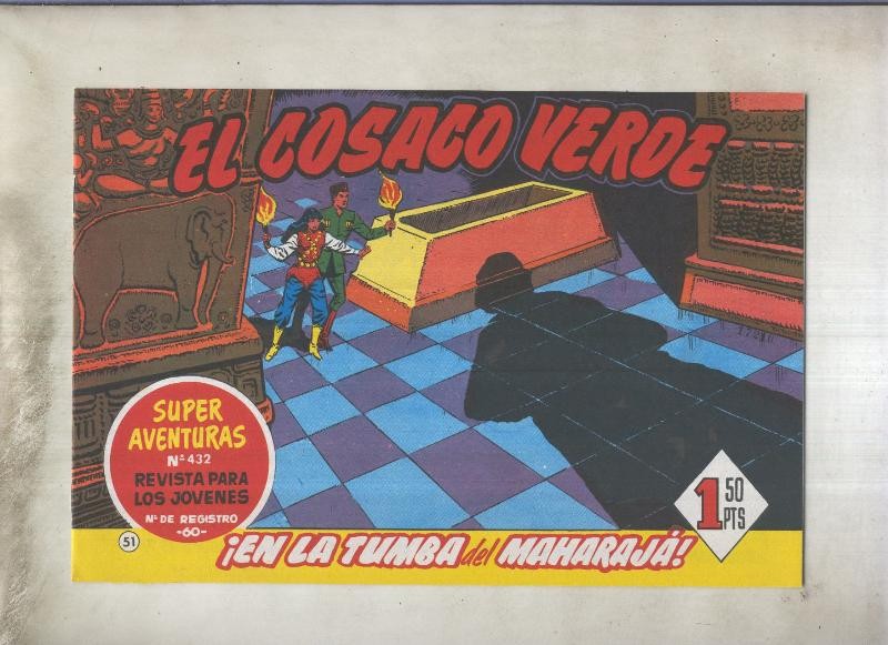 El Cosaco Verde facsimil de Ediciones B numero 051
