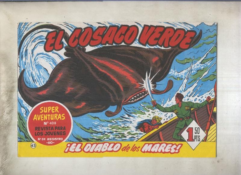 El Cosaco Verde facsimil de Ediciones B numero 043