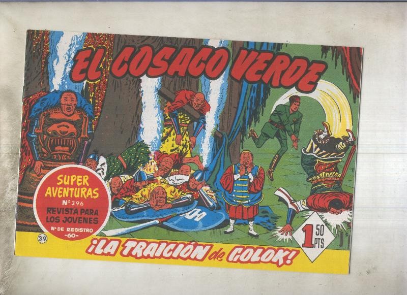 El Cosaco Verde facsimil de Ediciones B numero 039