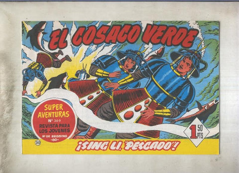 El Cosaco Verde facsimil de Ediciones B numero 030