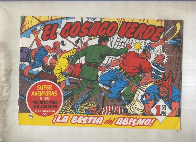 El Cosaco Verde facsimil de Ediciones B numero 026