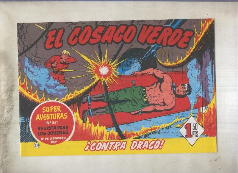 El Cosaco Verde facsimil de Ediciones B numero 024
