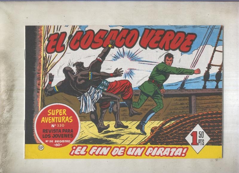 El Cosaco Verde facsimil de Ediciones B numero 017
