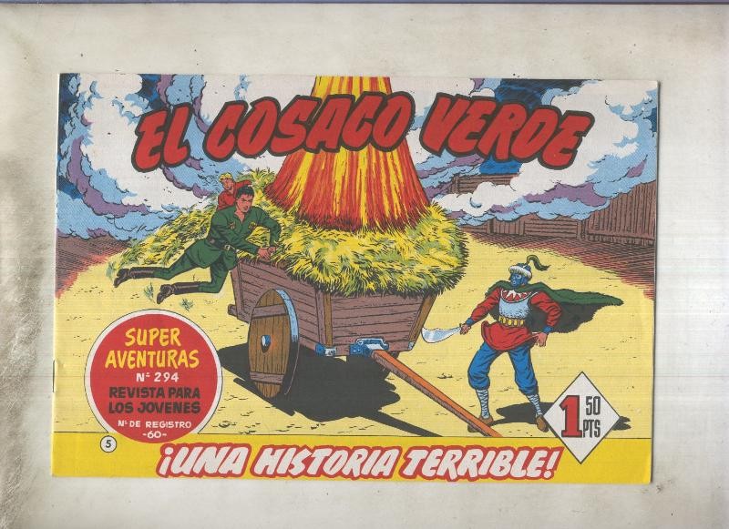 El Cosaco Verde facsimil de Ediciones B numero 005