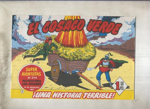 El Cosaco Verde facsimil de Ediciones B numero 005