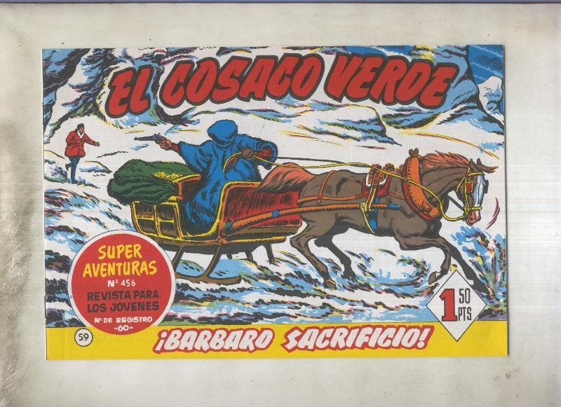 El Cosaco Verde facsimil de Ediciones B numero 059