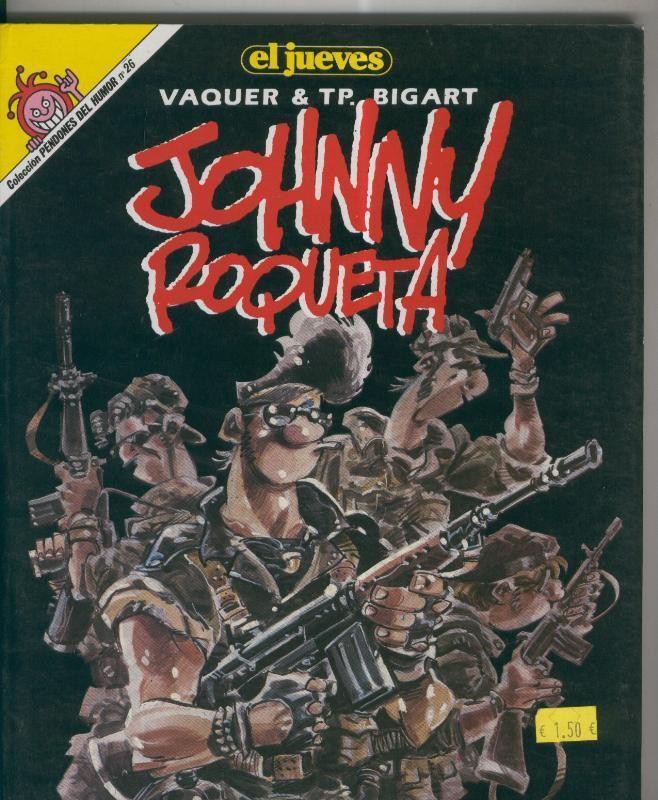 Pendones del Humor numero 026: Johnny Roqueta (numerado 1 en interior cubierta)
