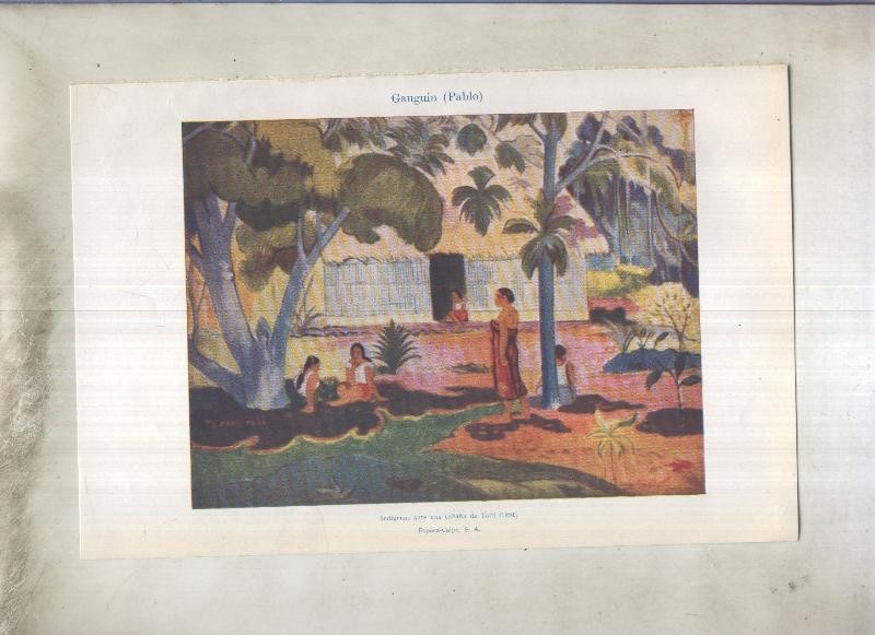 Lamina 125: Pablo Gauguin (indigenas de Tahiti)
