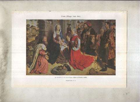 Lamina 127: Hugo Van Der Goes (adoracion de los reyes magos)
