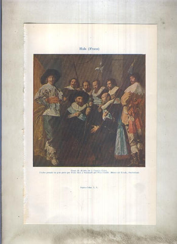 Lamina 132: Frans Hals (cuadro grupo oficiales guardia civica)