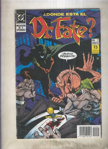Dr. Fate numero 7 (numerado 1 en trasera)