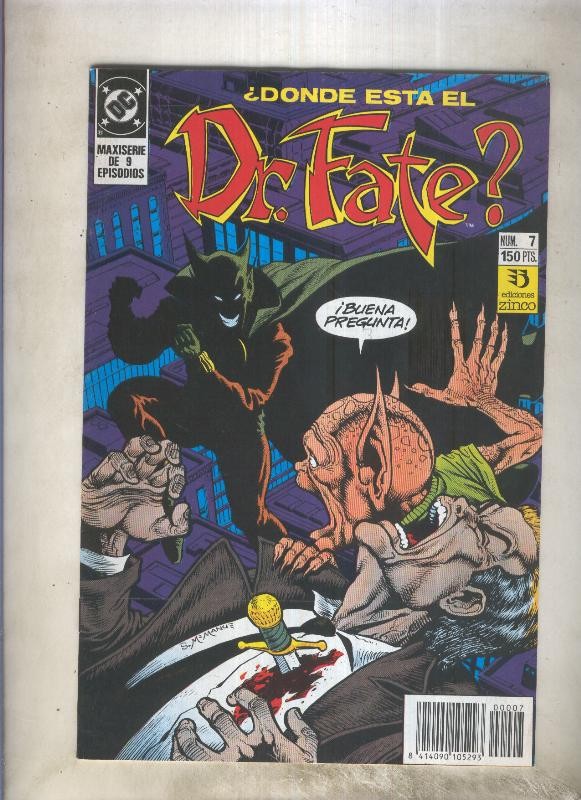 Dr. Fate numero 7 (numerado 2 en trasera)