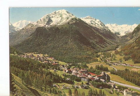 Postal 026538 : Pontresina mit Piz Palü und Roseggletscher