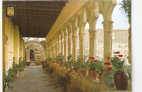 Postal 026486 : Convento de San Francisco. Claustro y Castillo. Morella (Castellon)