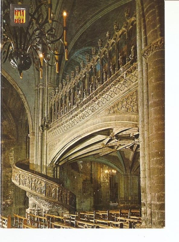 Postal 026488 : Escalera y Coro Iglesia Arciprestal