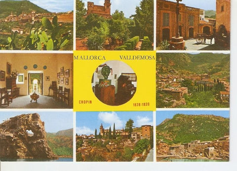 Postal 026608 : Castillo de Bellver y la Catedral, Palma de Mallorca
