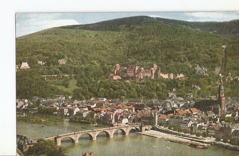 Postal 026616 : Heidelberg, Blick vom Philosophenweg
