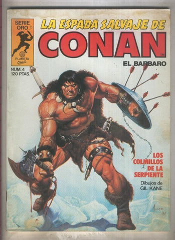 La Espada Salvaje de Conan primera edicion numero 004 (numerado 3 en trasera)