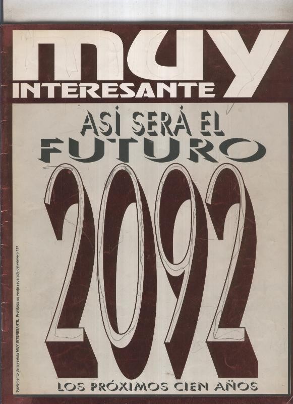 Muy interesante numero especial : asi sera el futuro 2091