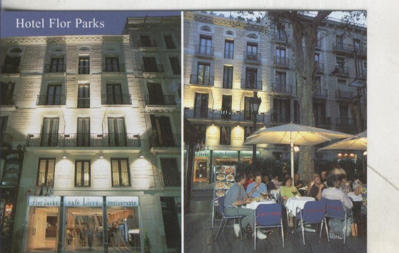 Postal 003941 : Barcelona: Hotel Flor Parks en las Ramblas