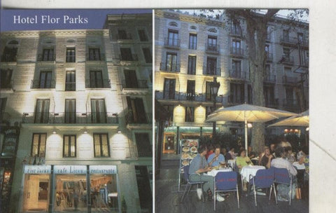 Postal 003941 : Barcelona: Hotel Flor Parks en las Ramblas