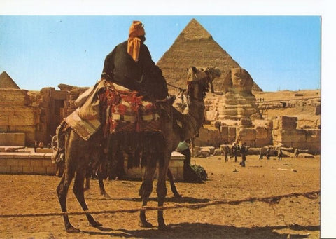 Postal 026770 : Giza. The Great Sphinx and the Pyramids of Kephren and Mikerinos