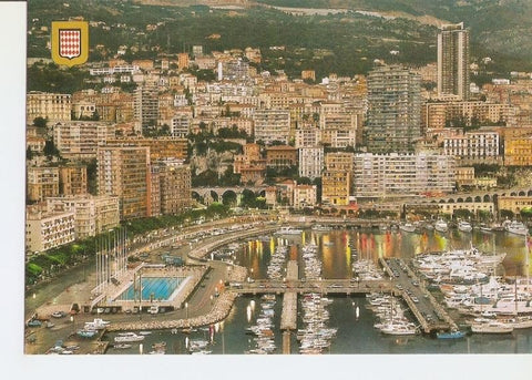 Postal 026785 : Principaute de Monaco, Le Port de Monaco et la Condamine
