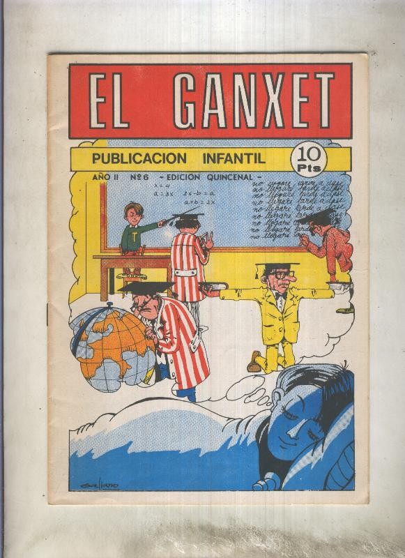El Ganxet, revista infantil de humor año 1975 numero 06