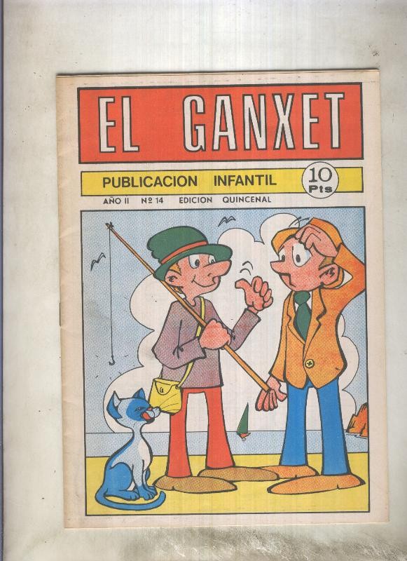 El Ganxet, revista infantil de humor año 1975 numero 14