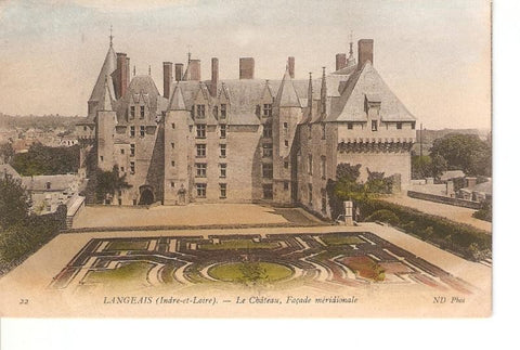 Postal 026807 : Langeais (Indre et Loire). Le Chateau, Façade meridionale