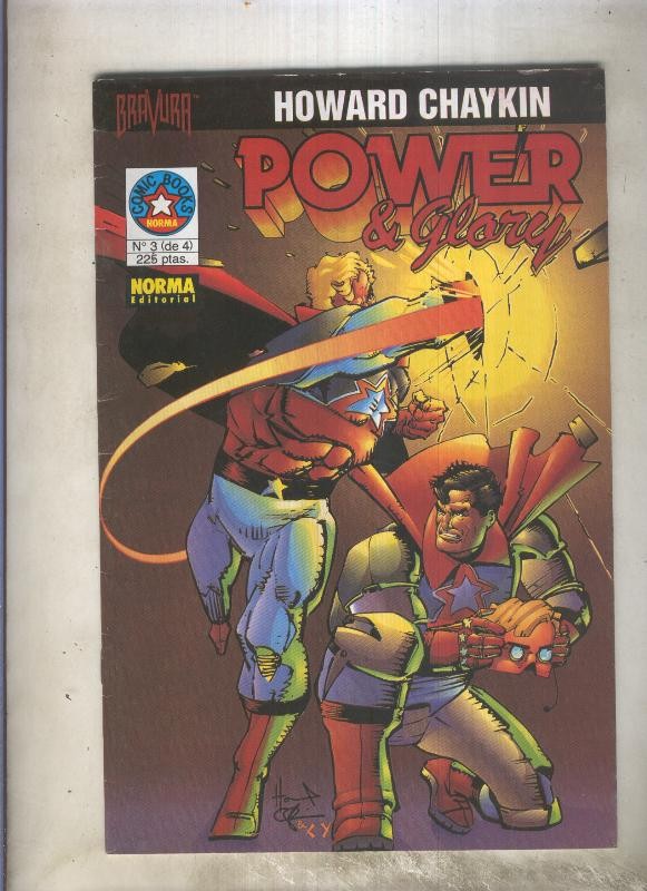 Norma: Power & Glory numero 3: poster central de Next Men