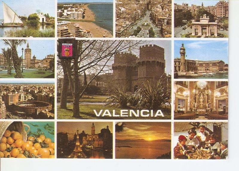 Postal 026843 : Valencia, vistas varias