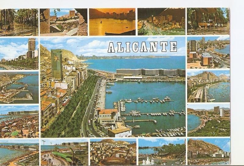 Postal 026847 : Alicante, Bellezas de la ciudad