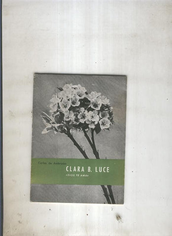 Clara B. Luce: Dios te ama