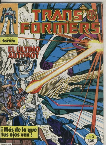 Transformers numero 03 (numerado 1 en interior cubierta)