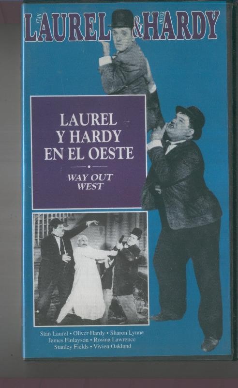 VIDEO VHS: Way Out West LAUREL AND HARDY