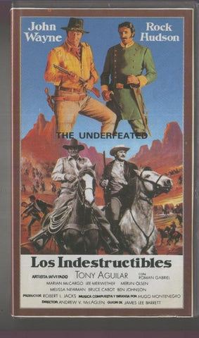 VIDEO VHS: Los indestructibles