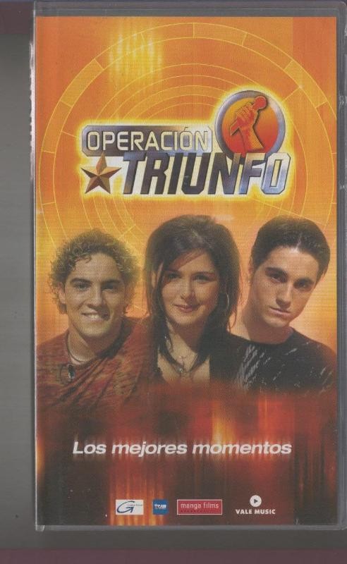 VIDEO VHS: Operacion Triunfo MEJORES MOMENTOS