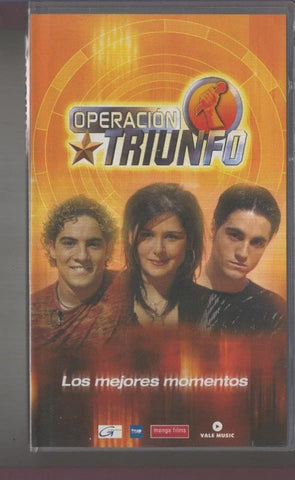 VIDEO VHS: Operacion Triunfo MEJORES MOMENTOS