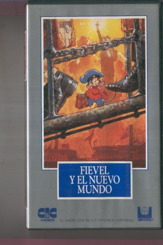 VIDEO VHS: Fievel y el nuevo mundo