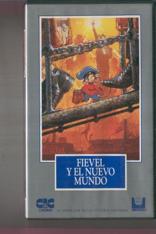 VIDEO VHS: Fievel y el nuevo mundo