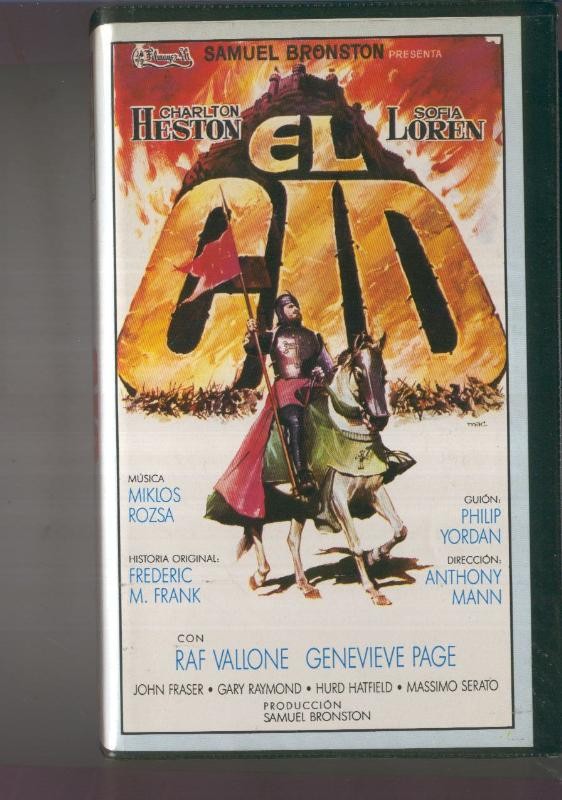 VIDEO VHS: El Cid