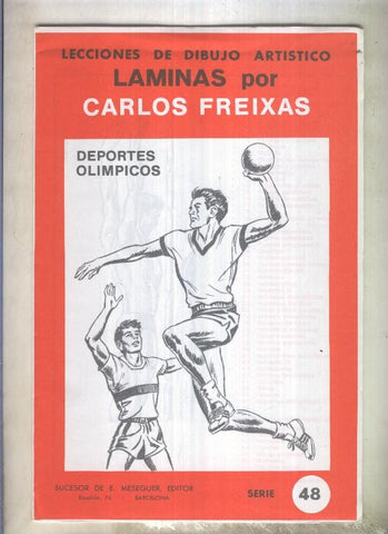Lecciones de dibujo artistico serie numero 48: Deportes Olimpicos por Carlos Freixas
