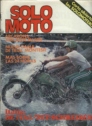 Solo Moto numero 247 (cubierta algo estropeada lado lomo)